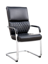 Кресло офисное Еверпроф Пресидент CФ Экокожа Черный / Everprof President CF