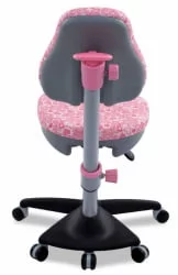 Кресло детское Бюрократ КД-2 ПК/ХЕАРТС-ПК Розовый сердца / KD-2 PK/HEARTS-PK