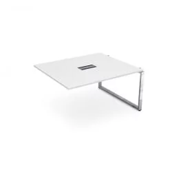Стол системы БЭНЧ, переговорный, средний ГЛОСС ЛИНЕ НСПС-О.928 Белый Премиум / GLOSS LINE