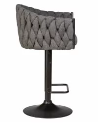 Стул барный ДОБРИН ЛЕОН Графитовая ткань ЛАР-275-21 / DOBRIN LEON LAR-275-21