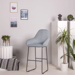 Стул полубарный Кент (ПБ) Грей/Линк / Kent