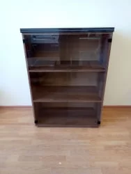 Шкаф со стеклянными дверьми и топом ТМC 85.2 (Дуб Каньон) / TMC