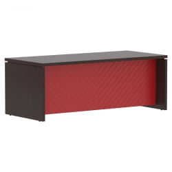 Стол руководителя Торр ЛУКС ТЛСТ 209Х Венге Магия Красный / Torr LUX TLST 209H