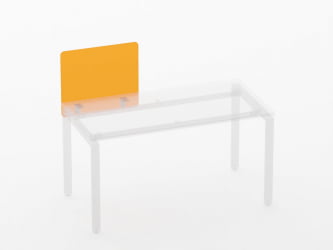 Экран (пластик) Дека 8.14.06 Оранжевый-2305 (без крепления) / Deka