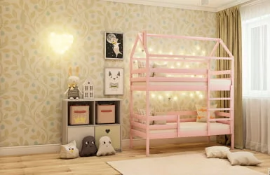 Кровать-домик РооРоом кд-7Р Розовый / RooRoom