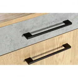 Тумба для обуви с ящиком Лофт (ТОЯ) Дуб натур/Бетон / Loft