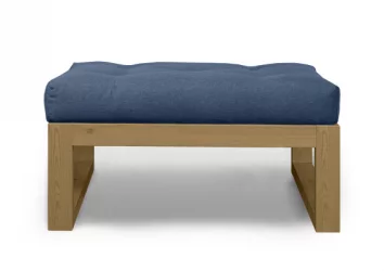 Пуфик Демоку СТ небесно-голубой_холодный серый / Demoku