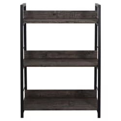 Стеллаж в детскую БРАБИКС ЛОФТ СХ-002 Мореный дуб / BRABIX LOFT SH-002