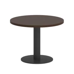 Стол журнальный круглый ХОМЕ ОФФИCЕ ВР.СП-5-60.1Г Венге Цаво/Антрацит металл / HOME OFFICE VR.SP-5-60.1G