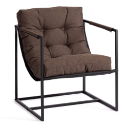 Кресло Чарли/Чарли рогожка, коричневый, 3М7-147, 70х70х84 см / Charli/Чарли