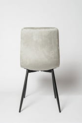 Мягкий стул ОКC 1225 серый вельвет Г-062-39 / OKC G-062-39