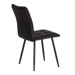 Стул обеденный Бари (2 шт. в упаковке) ЛТ, экокожа , черная, 41х55х89 см / Bari LT,