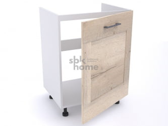 Стол под мойку СМ-60, Дублин (600*470*820) Дуб галифакс белый, 21611