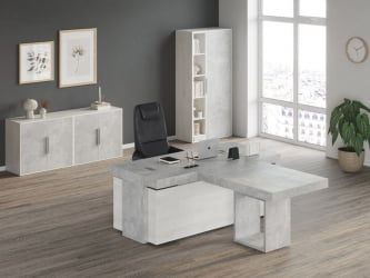 Тумба с дверями Б-ТОНЕ БТН36120031 Сосна Бетон светлый / B-TONE BTN36120031