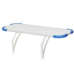 Полка задняя с проставкой Полка_з 3/750 Белая Синяя / Polka_z