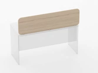 Экран разделительный прямой Глассй 5.14.14 Венге / Glassy