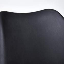 Стул ТУЛИП (мод. 73) / 1 шт. в упаковке дерево/пластик/ПУ, 48.5*52.5*83cм, черный / TULIP (mod. 48.5*52.5*83cм,