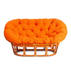 Диван МАМАСАН/МАМАСАН 23/02 В /с подушкой/ подушка 182х119 см, 169х102х80 см, Хоней (мед), ткань, оранжевый, С 23 / MAMASAN/МАМАСАН W Honey