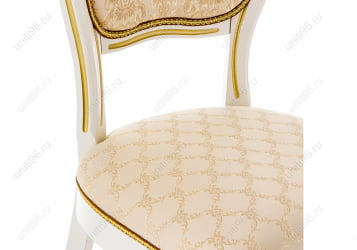 Стул деревянный Лауро Патина золото-Бежевый