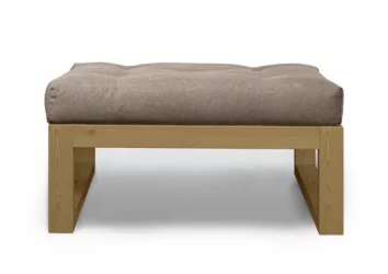 Пуфик Демоку СТ бежевый_холодный серый / Demoku