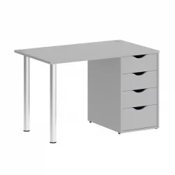 Стол письменный ХОМЕ ОФФИCЕ ВР.СП-3-118.4 Серый / HOME OFFICE VR.SP-3-118.4