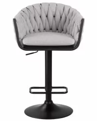 Стул барный ДОБРИН ЛЕОН Серая ткань ЛАР 275-17 / DOBRIN LEON LAR