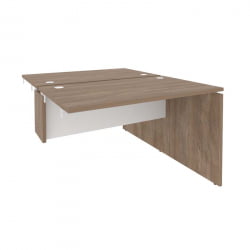 Стол-приставка двойной к опорным элементам ОНИКС О.Д.СПР-2.7 Дуб Аризона/Белый / ONIX O.D.SPR-2.7