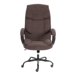 Кресло руководителя ОРЕОН металБЛ велюр, коричневый, 6 / OREON metalBL