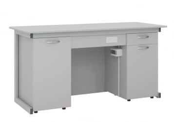 Стол демонстрационный для кабинета химии/ биологии Серый