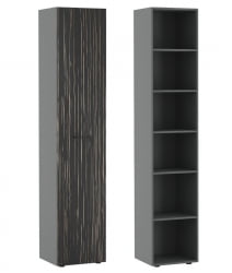 Шкаф для бумаг ДЭЛИ ДЛИ37251021 Эбен Антрацит / DALI DLI37251021