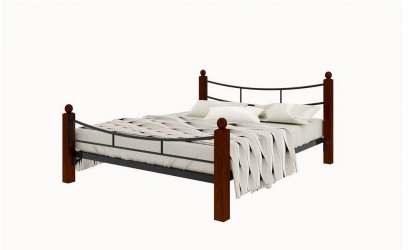 Кровать София Лукс плус 1200х1900 Черная / Lux plus