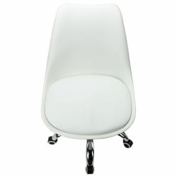 Компьютерное кресло БРАБИКС Еамес МГ-310 CХ экокожа Белый / BRABIX Eames MG-310 CH