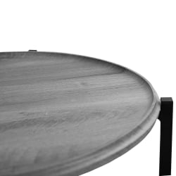 Круглый стол БеаутйСтйле 21 Орех гикори грай / BeautyStyle gray