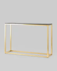 Консоль ТАУН 115кс30 Золото (стекло смоке) / 115x30 smoke)