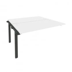 Наборный элемент рабочей станции на м/к ОНИКС О.М-2.НРС-3.7 Белый Бриллиант/Антрацит / ONIX O.M-2.NRS-3.7