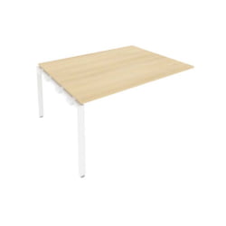 Проходной наборный элемент переговорного стола Метал Сйстем Б.ППРГ-4 Акация/Белый / Metal System