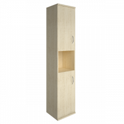 Шкаф высокий узкий левый Рива А.СУ-1.5 Л Клен / Riva