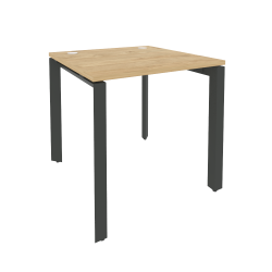 Стол рабочий на П-образном м/к ОНИКС О.МП-СП-0.8 Тиквуд Светлый/Антрацит / ONIX O.MP-SP-0.8