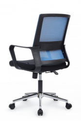 Кресло Минт РCХ М1029МБЕ Синий/Черный / Mint RCH M1029MBE