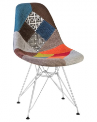 Стул обеденный ДОБРИН ДСР (ножки хром, цвет мозайка) 4 шт / DOBRIN DSR