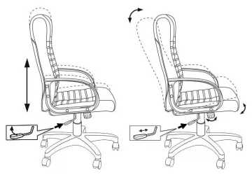 Кресло руководителя Бюрократ КБ-10ЛИТЕ/БЛАCК / KB-10LITE/BLACK