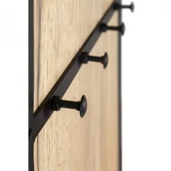 Панель для прихожей с вешалкой Лофт (В) Дуб Натур / Loft