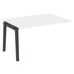 Проходной наборный элемент переговорного стола ОНИКС ВООД ОВ.НПРГ-3 Белый Бриллиант/Темный / ONIX WOOD OW.NPRG-3