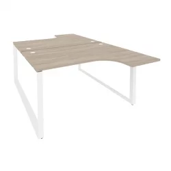 Рабочая станция на О-образном м/к ОНИКС О.МО-Д.СА-3 Дуб Аттик/Белый / ONIX O.MO-D.SA-3