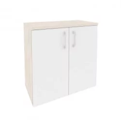 Шкаф низкий широкий (2 низких фасада ЛДСП) ОНИКС О.СТ-3.1 Денвер Светлый/Белый / ONIX O.ST-3.1