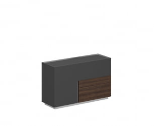 Шкаф Оливер ОЛ-20-14.ОС.ОС.ДТ.Р Оникс серый-дуб табак / Oliver OL-20-14.OS.OS.DT.R