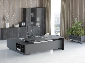 Шкаф для бумаг ДЭЛИ ДЛИ37251021 Эбен Антрацит / DALI DLI37251021