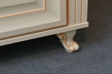 Шкаф многоцелевого назначения Марлен 501 Кремовый белый Патина