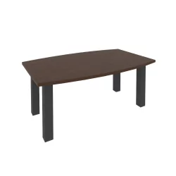 Стол переговорный Фирст КПРГ-2 Венге/Темный металлик / First KPRG-2