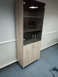 Шкаф-витрина Лидер 84.13 Дуб Кронберг